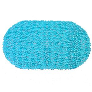 Противоплъзгаща постелка - тюркоаз - 39 х 70 см.