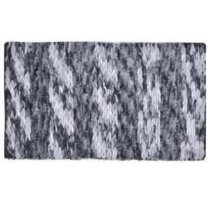 Изтривалка за баня - сива - релефна - 50 х 80 см.