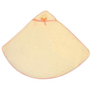 Детска хавлия за баня - с качулка - пате - 100 х 100 см.