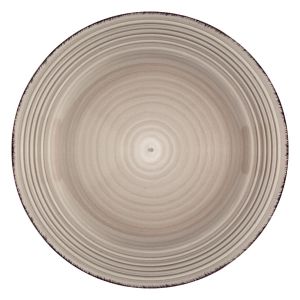 Чиния за плодове - керамична - бежова - 19 см.