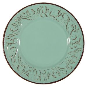 Чиния за основно ястие - керамична - резедава - 26 см.