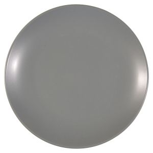 Чиния за плодове - керамична - сива - 19 см.