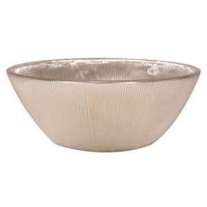 Купа - стъклена - бежова - 280 мл.