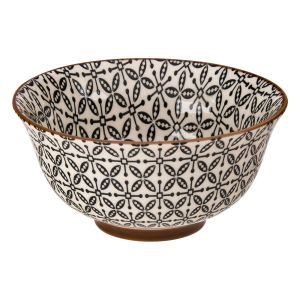 Купа - керамична - черно-бяла - 250 мл.