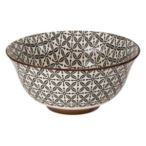 Купа - керамична - черно-бяла - 500 мл.