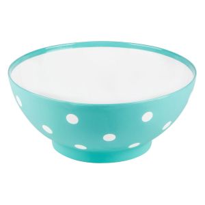 Купа - пластмасова - синя - точки - 3 л.