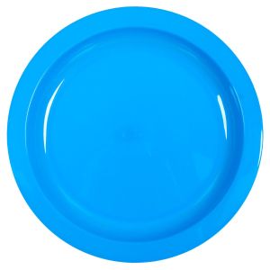 Чиния за основно ястие - пластмасова - тюркоаз - 27 см.