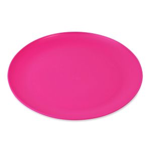 Чиния за основно ястие - пластмасова - цикламена - 23 см.