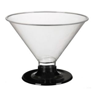 Купа - пластмасова - прозрачна - 120 мл. - 6 бр.