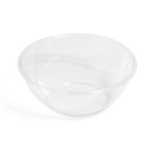 Купа - пластмасова - прозрачна - релефна - 280 мл. - 10 бр.