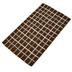 Кухненска кърпа - кафява - каре - 35 х 60 см.