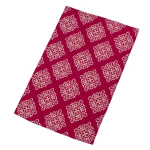 Кухненска кърпа - бордо - ромбоиди - 40 х 60 см.