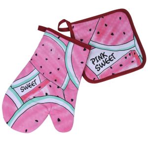 Кухненска ръкавица и ръкохватка - диня