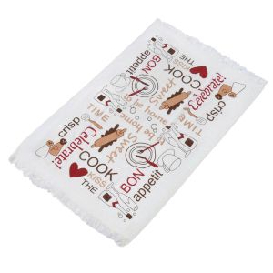 Кухненска кърпа - бяла - Cook - 35 х 60 см.