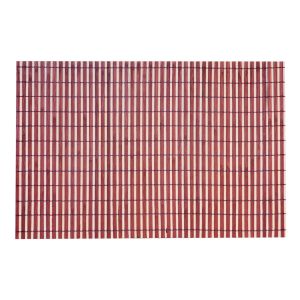Подложка за хранене - бамбукова - кафяво райе - 30 х 45 см.