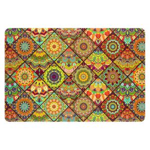 Подложка за хранене - цветни орнаменти - 43.5 х 28 см.