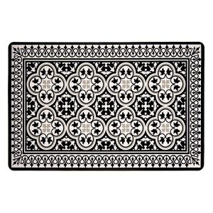 Подложка за хранене - черно-бели орнаменти - 43.5 х 28 см.