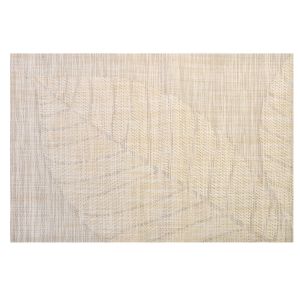 Подложка за хранене - екрю - листо - 43 х 30 см.