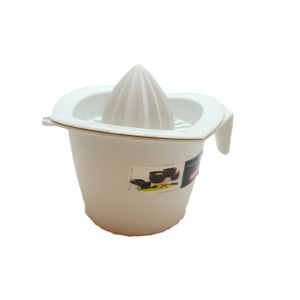 Ръчна цитрус преса - пластмасова - бяла