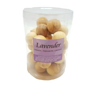 Ароматни дървени топчета - лавандула - 30 бр.