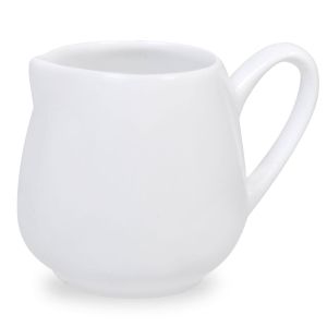 Каничка за мляко - порцеланова - бяла - 100 мл.