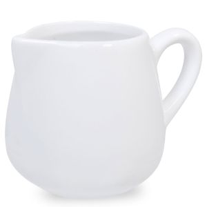 Каничка за мляко - порцеланова - бяла - 200 мл.
