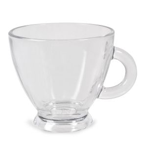 Стъклена чаша - прозрачна - 200 мл.