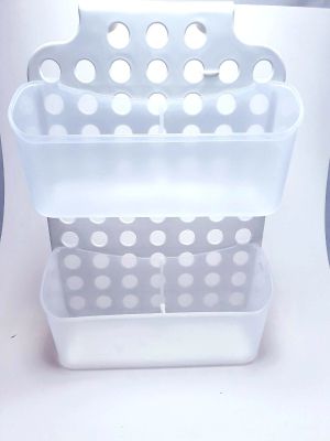 Закачаща се поставка за баня - двойна - пластмасова