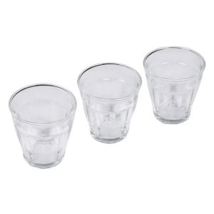 Чаша - стъклена - прозрачна - 145 мл. - 3 бр.