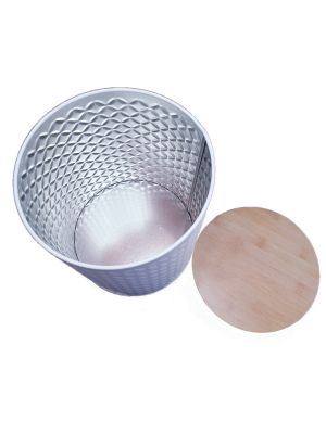 Кутия за съхранение - метална - бяла