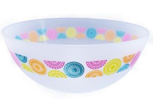 Купа - пластмасова - цветни кръгове - 400 мл.