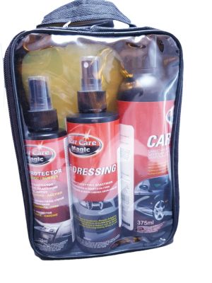 Почистващ комплект за автомобил - 5 части