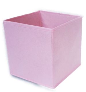 Кутия за дрехи - розова - 20 x 20 x 20 см.