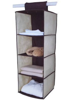 Висящ органайзер за гардероб - 4 отделения