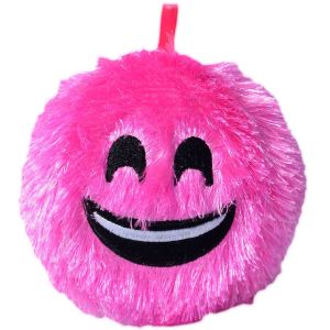Надуваема топка - Emoji - цикламена - 15 см.