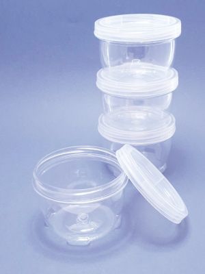 Кутия за съхранение - кръгла - 160 мл. - 4 бр.