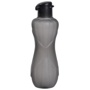 Бутилка за вода - пластмасова - сива - 750 мл.