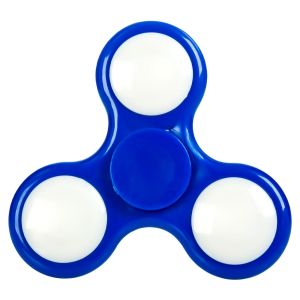 Спинър - светещ - син