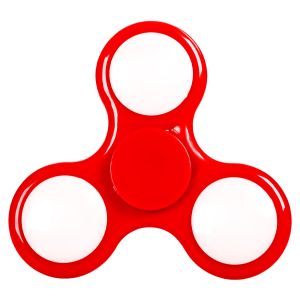 Спинър - светещ - червен