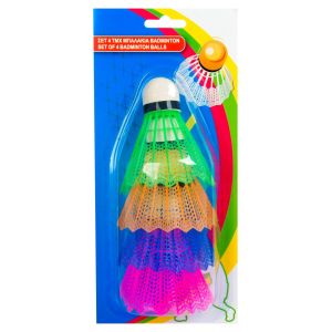 Перца за бадминтон - цветни - 4 бр.