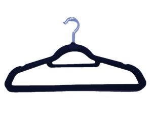 Закачалка - велурена - черна - 4 бр.