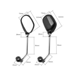 Огледала за велосипед - със светлоотразители - 2 бр.