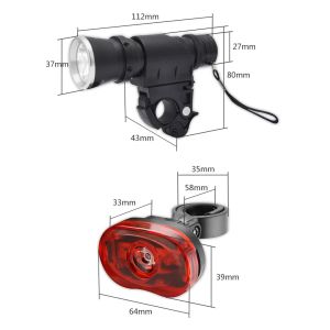 LED фенерче + фар за велосипед