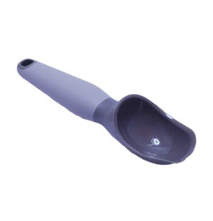 Лъжица за сладолед - пластмасова - сива