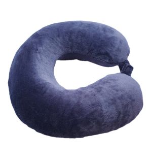 Възглавничка за път - мемори пяна - сива