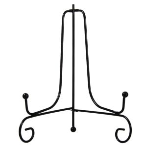 Стойка за рамка със снимка - метална - черна - 17 х 11 см.