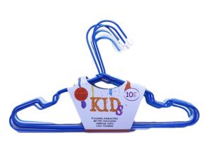 Детска закачалка - метална - синя - 12 бр.