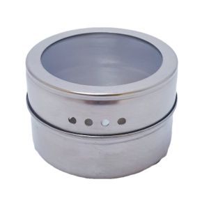 Съд за подправки - метален - с магнит