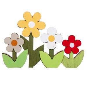 Декоративни цветя - дървени - 25 х 17 см.