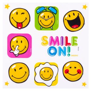 Стикер за стена - SMILEY - 8 бр.